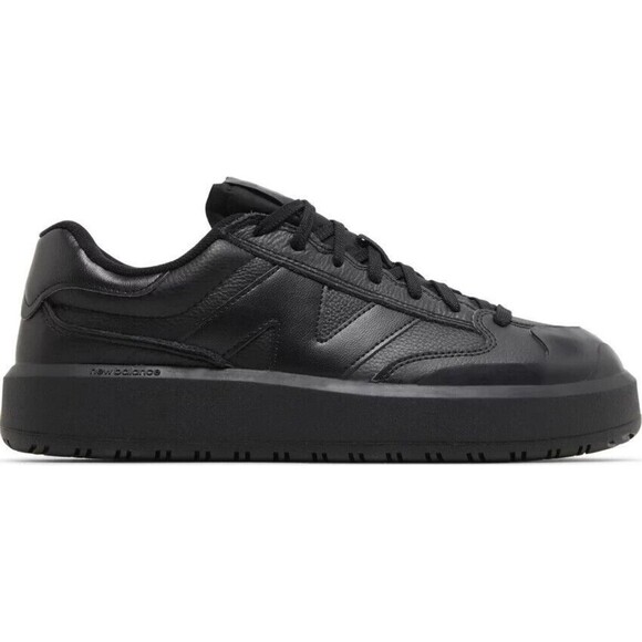 New Balance CT302 Triple Black Leather‎ Men 6.5 Women 8 Lifestyle Shoes Sneakers